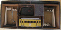 Tram in its box