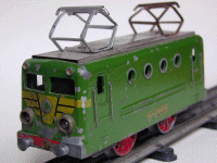 loco electrique vert