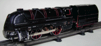 Black locomotive